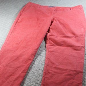 Izod Size 14 Salmon-colored Corduroy Pants